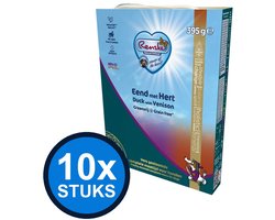 10x Renske - Vers hond adult graanvrij eend&hert 395gr - Hondenvoer Natvoer - 395 g