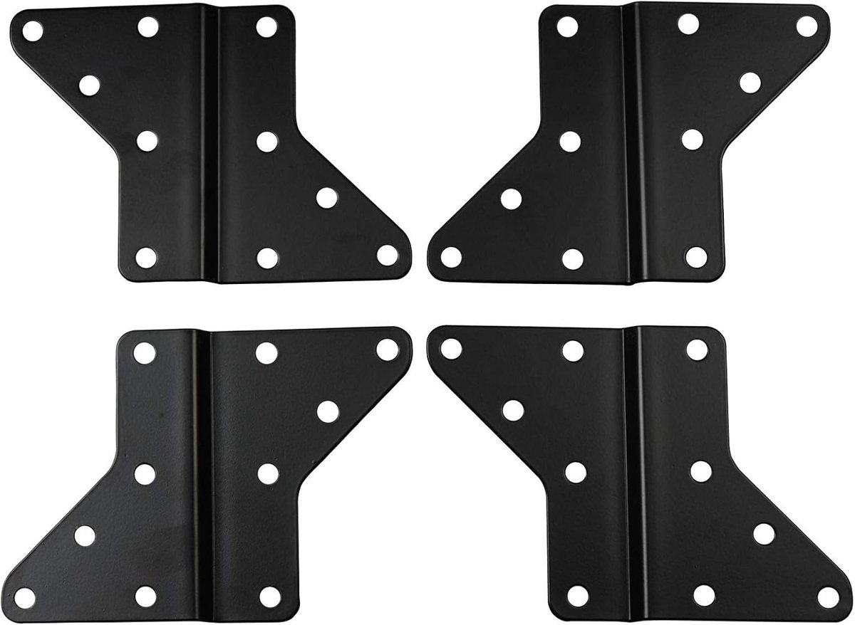 SnelShoppen - Universele VESA Verlenging voor Wandmontages, Monitorsteunen en Trussen - 20cm Adapter Model AD7B - VESA 200 naar VESA 300/400