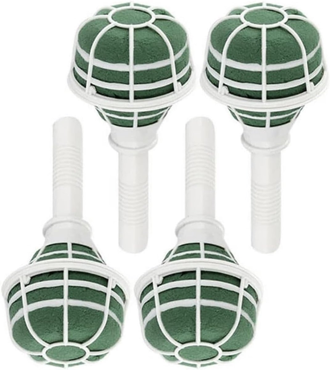 SnelShoppen - 4Pcs Bruidsboeket Houder, DIY Schuim Bouquet Handgreep voor Kunstbloemen, Geschikt voor Bruiloften, Feesten en Bloemstukken