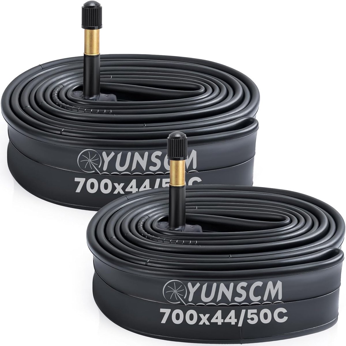 SnelShoppen - 700C Fietskamers 700x44C/45C/48C/50C (44/50-622) - Duurzame Butyl Rubberen Binnenbanden voor Race/Mountain/Gravel Fietsen - Schrader Ven