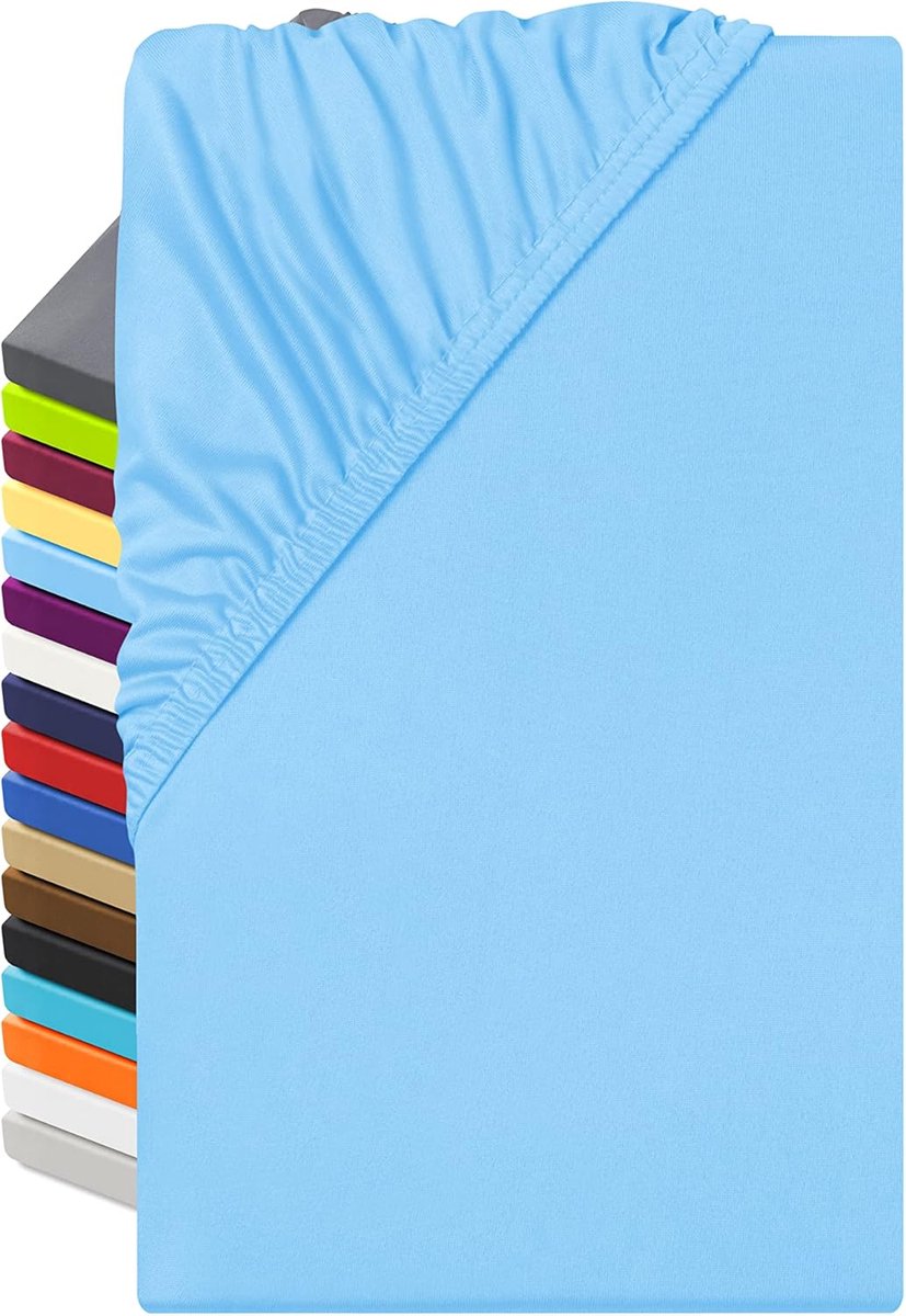 SnelShoppen - Microfibre Hoeslaken Ademend voor Allergieën - Strijkvrij en Vormvast - Perfect voor Bedden, Camping, Kinderen, en Elke Gelegenheid - 15