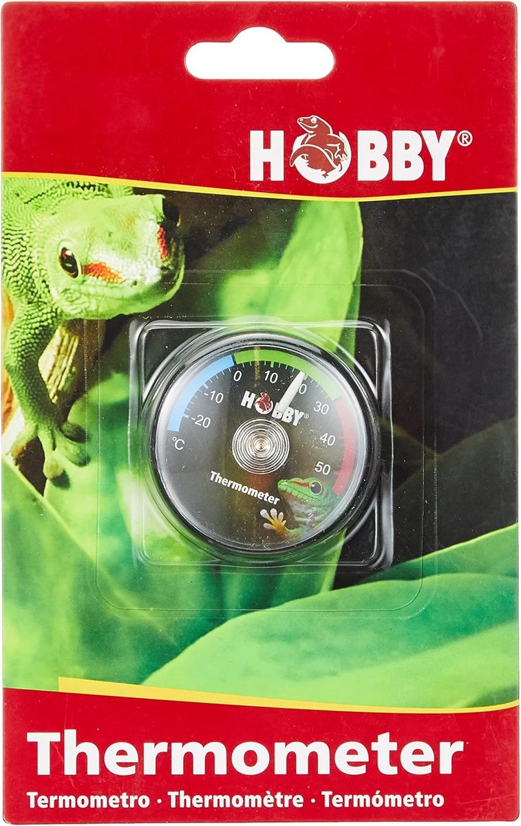 SnelShoppen - Thermometer voor Terrarium - Zelfklevende Digitale Temperatuurmeter - Nauwkeurige Temperatuurweergave - Ideaal voor Huisdieren, Planten,