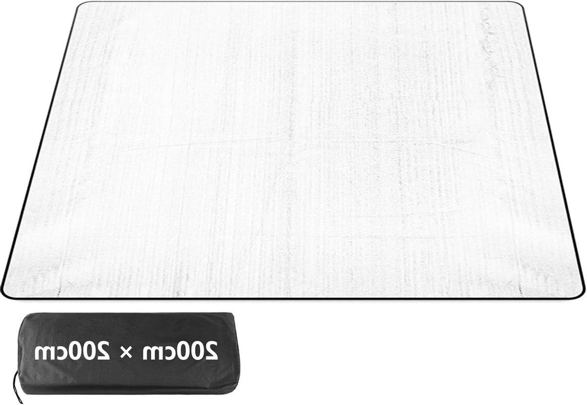 Isolatiematte voor Kamperen - Waterdichte Schuimmat voor Yoga, Picknick en Strand - 200 x 200mm, Lichtgewicht en Makkelijk Schoon te Maken, Ideaal als Tentmat of Ondergrond voor Buitenactiviteiten