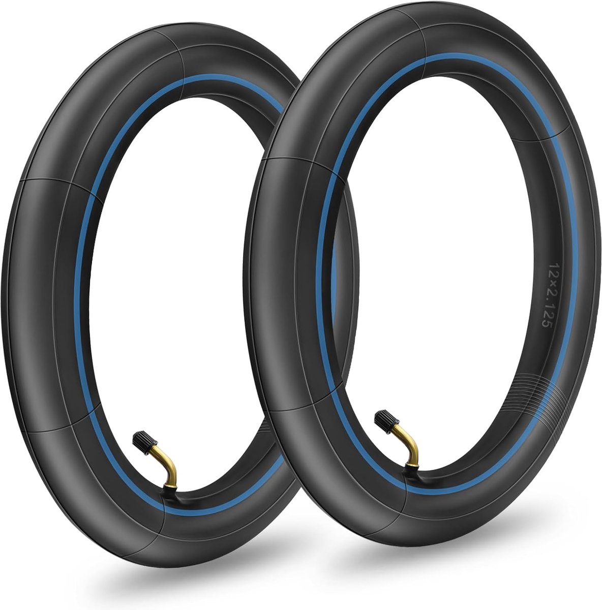 SnelShoppen - 30.5 x 5.3 cm Fietskamer met 45° Ventiel 12 Inch Versterkt voor Kinderwagens, Tricycles, Balansfietsen, Kinderfietsen en Scooters