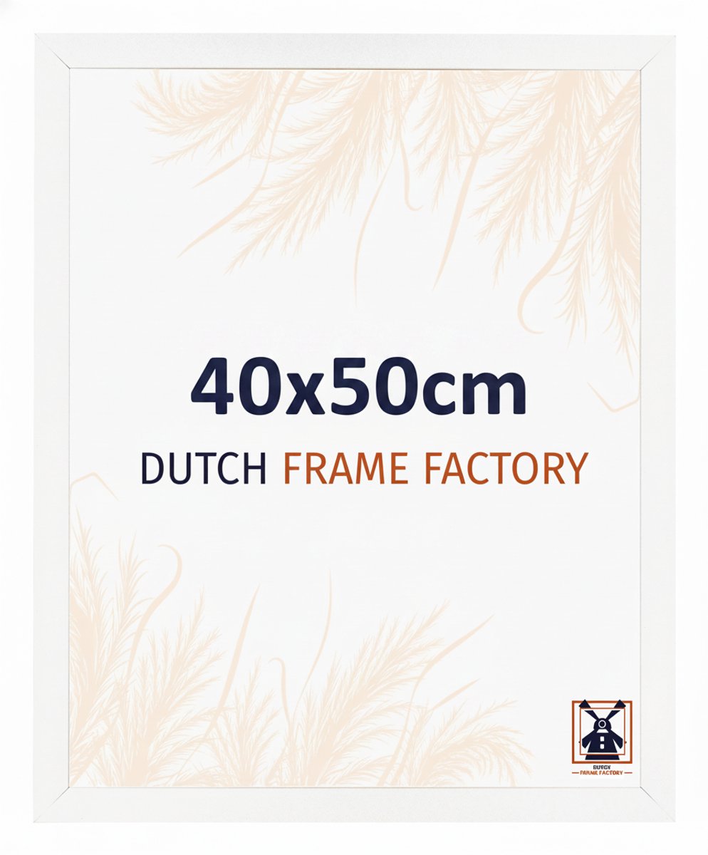 Fotolijst 40x50 cm - MDF - Wit Mat - Benno