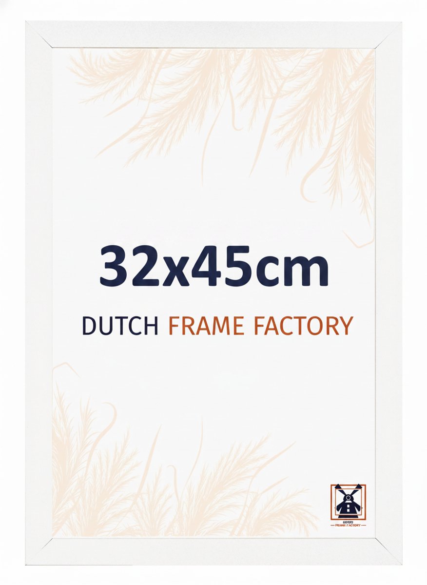 Fotolijst 32x45 cm - MDF - Wit Mat - Benno