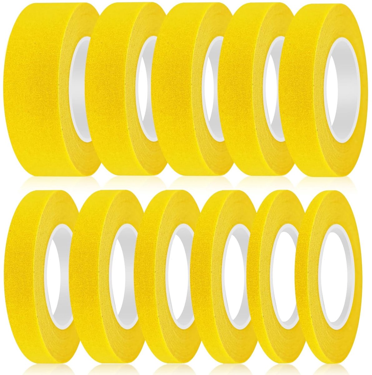 SnelShoppen - 11 Rollen Masking Tape Set - 20M Schrijfbare Plakband - 5/7/10/12/15/20mm Fijne Decoratietape voor Binnen Schilderen en Decoreren, Renov