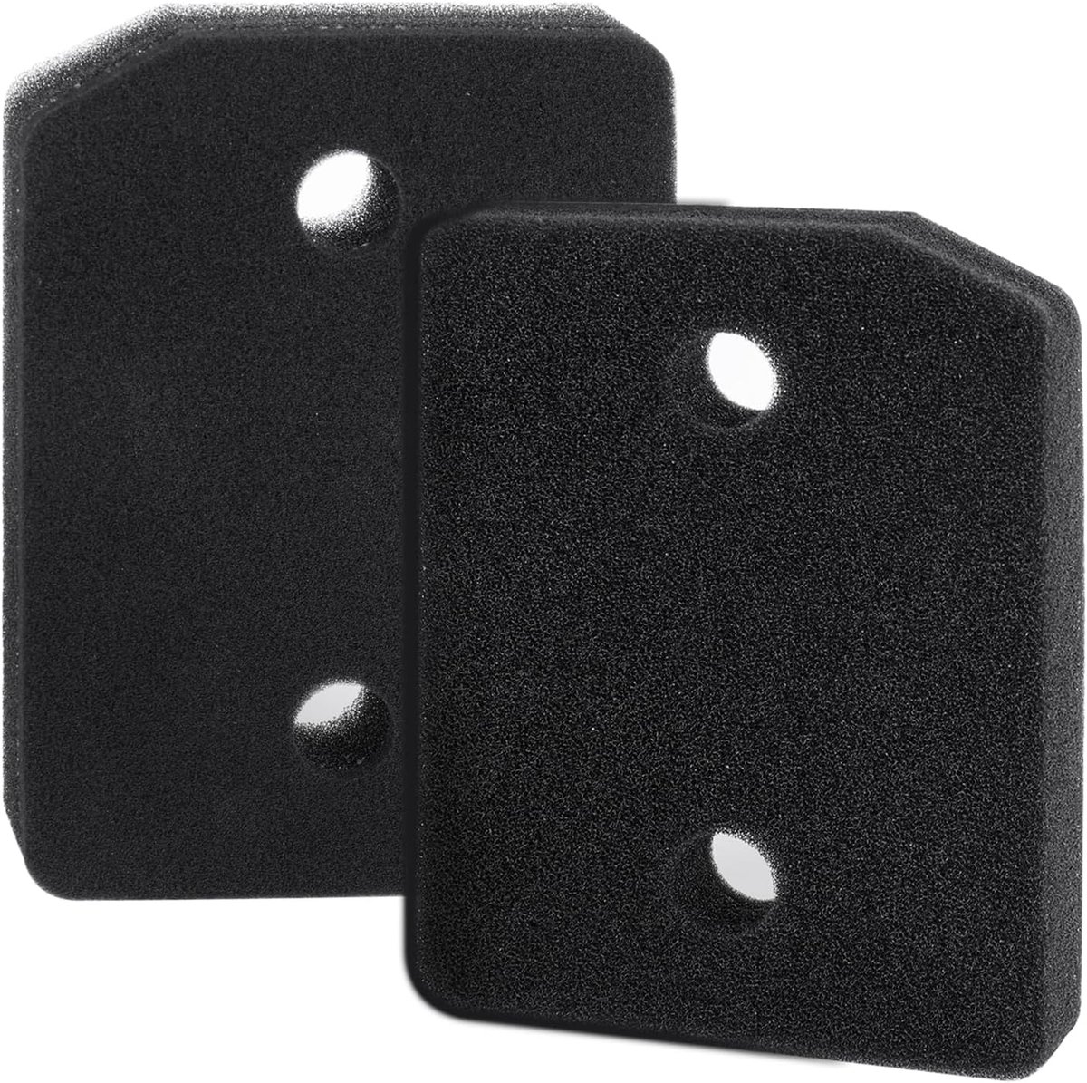 SnelShoppen - Pack van 2 Droogfilters voor Warmtepompdrogers - Filterspons Mat voor Tumble Dryer Accessoires - Hoogwaardige Zwarte Sponge Filtratie -