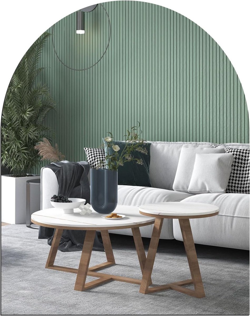 Frameless Curved Spiegeltegels 16"x12" - Zelfklevende Wandspiegels voor Thuisdecoratie in Woonkamer, Hal, Slaapkamer en Badkamer