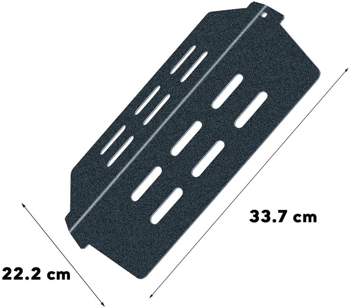 SnelShoppen - Heat Deflector voor Weber Genesis 300 Series Grills - Geschikt voor E310 E320 E330 S310 S320 S330 - Porselein Staal Flavor Bar - 33.7 x