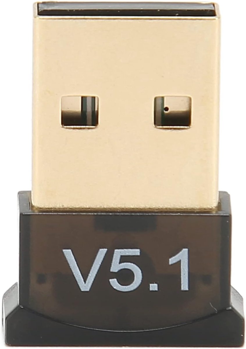 SnelShoppen - USB Wireless Bluetooth Adapter - Bluetooth 5.1 Ontvanger - Draadloze Audio Adapter voor Windows 7/8/10/11 en Linux - Geen Driver Install