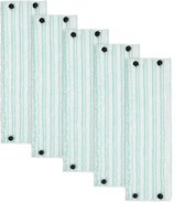SnelShoppen - Mop Cover Vervangset voor Combi/Clean Twist M Micro Duo Vloermop, Ultra-Zachte Microvezel, 5 Stuks, Perfect voor Schoonmaken en Onderhou