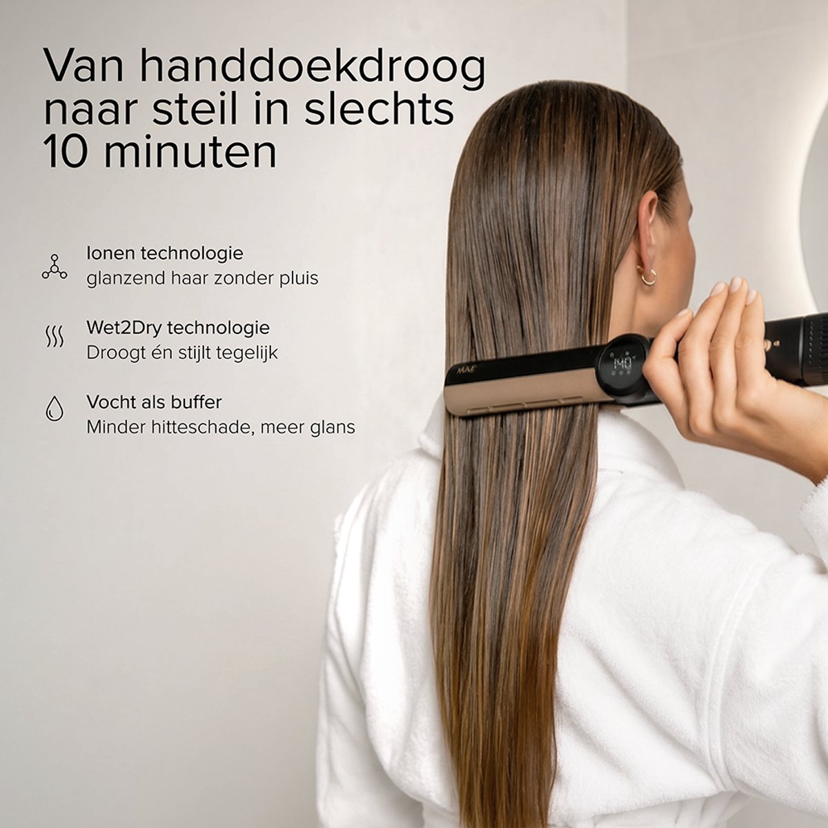 MAE Wet2Dry - Airstraight van nat naar steil - Föhn & - afbeelding 3
