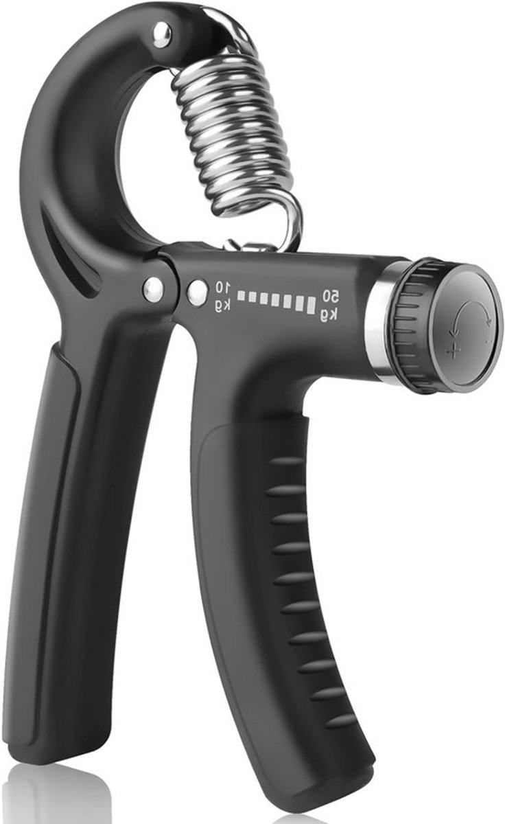 Handtrainer voor Gripversterking, Verstelbare Vingertrainer voor Krachttraining, Ideaal voor Fitness en Revalidatie, 10 kg - 50 kg