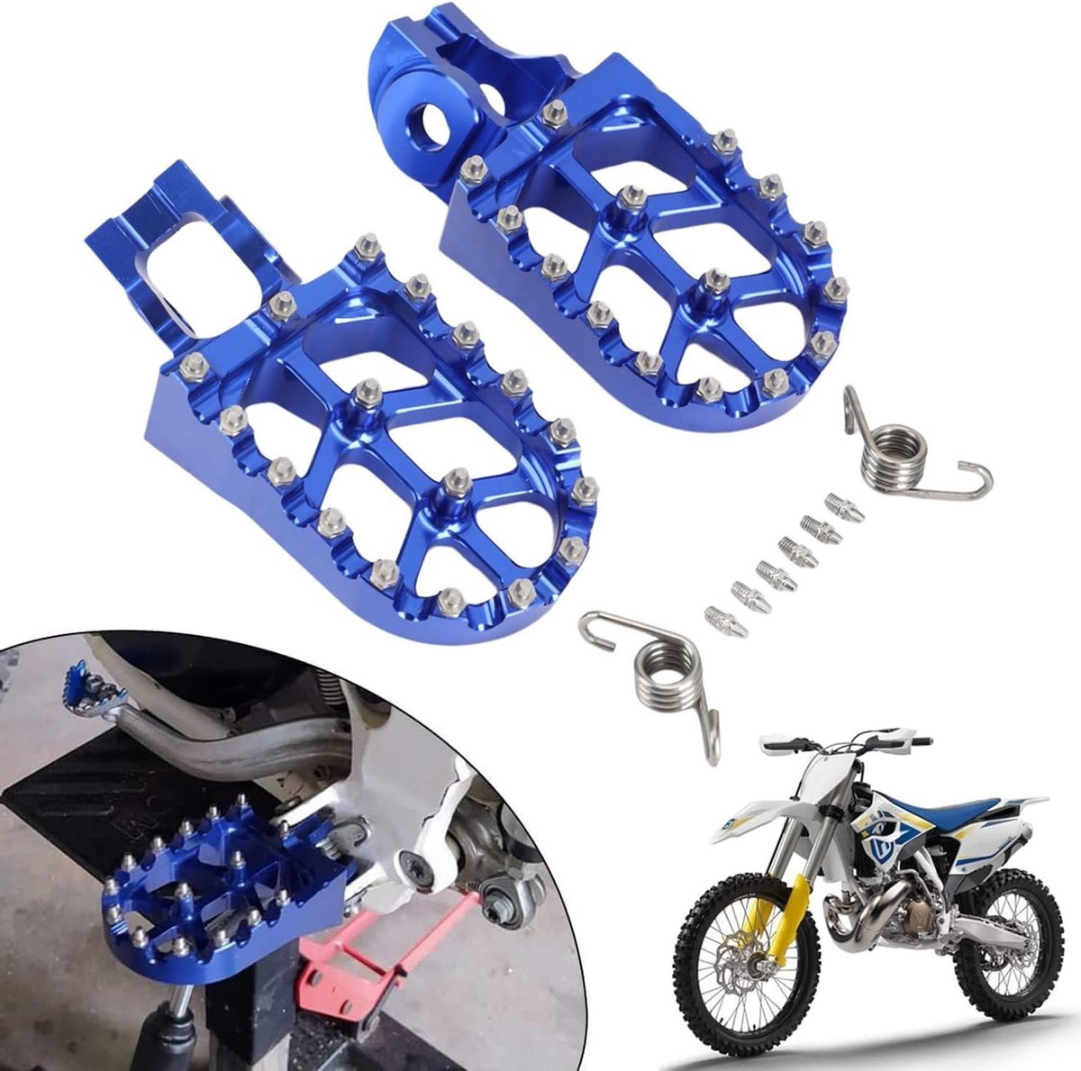 CNC Voetsteunen Voetsteunen Pedalen voor Crossmotor Modellen 2016-2020