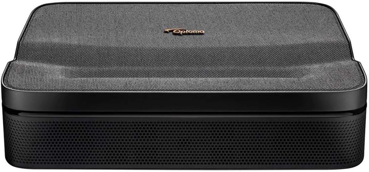 SnelShoppen - Optoma Photon Go Proiettore DLP 1080p 650 ANSI Lumen Ultra-Short-Throw Laser Projector voor Thuisbioscoop, Compacte Ruimtes, Met Google