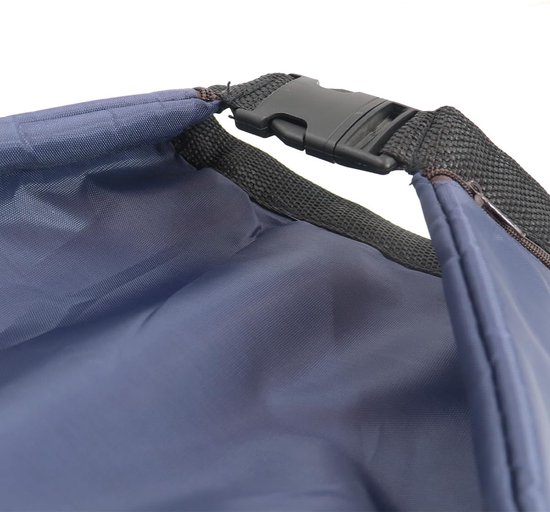 Koelzakken Set - Kleine koeltas - Eten vers houden - Waterdicht Oxford materiaal - 2 stuks 27.5 cm - Rood Donkerblauw — afbeelding 4