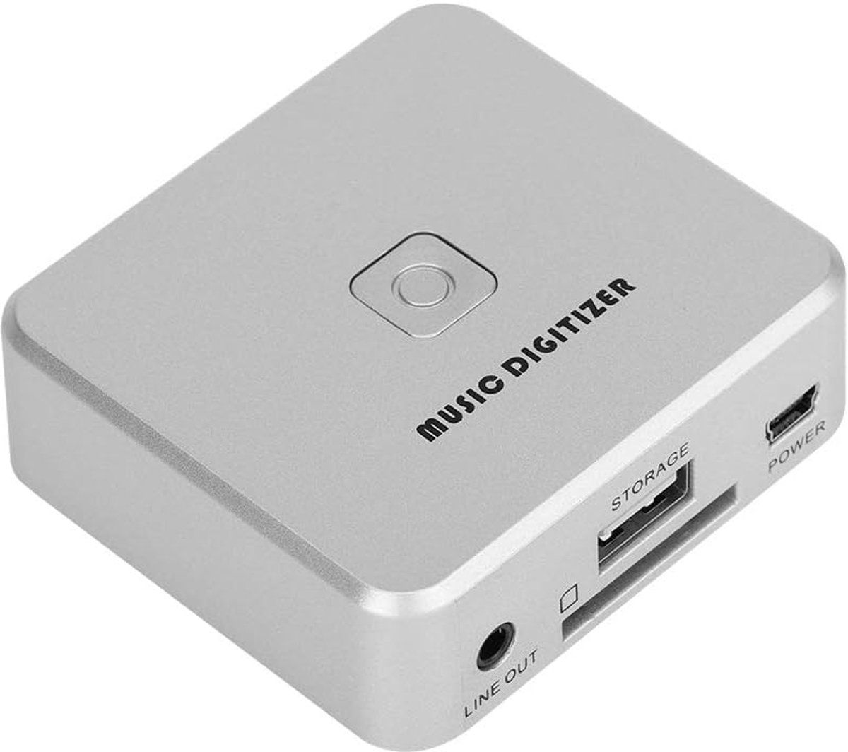 SnelShoppen - Audio Music Digitizer & Capture Card - RCA R/L 3.5mm Input naar USB Audioconverter - Cassette CD MP3 Recorder met Remote Ondersteuning -