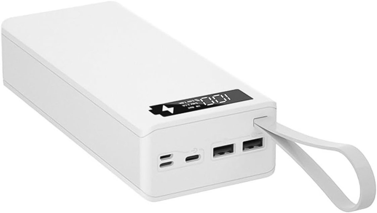 Thijox - 5V-2.1A Power Holder voor 18650 Batterij Organizer - Lasvrije Kit Met Anti-Reverse Bescherming - Wit - Ideaal Voor Elektronische DIY Projecte