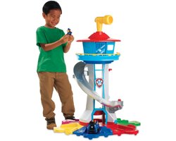 PAW Patrol Speelgoed - Enorm Grote Uitkijktoren met 1 Chase Figuur en 1 Voertuig - 82 cm Hoog - Toren - Figuren - Poppetjes - Speelgoed vanaf 3 Jaar