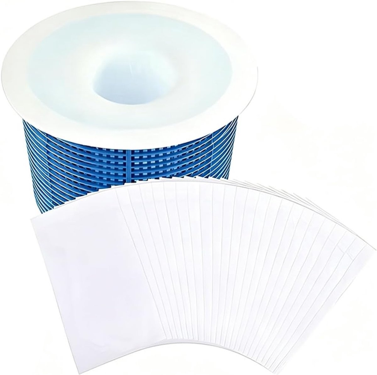 Effectieve netfilter voor zwembad, 10 stuks, filterskimmer en voorfilter voor optimale zwembadreiniging en helder water