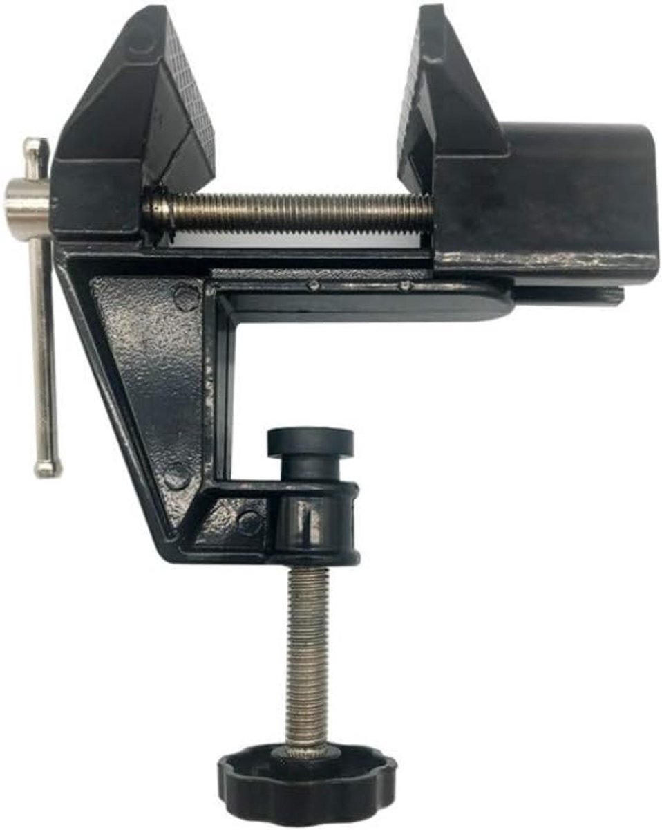SnelShoppen - Mini Vise Kleine Tafel Klem Hobby Gereedschap voor Reparatie en Modelbouw - Aluminium, Draagbaar, Klem Bereik 0-2 inch