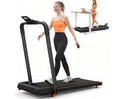 Onderbureau loopband compacte 2-in-1 met helling - wandelen - rennen - joggen - draagbaar - max. 80 kg met app
