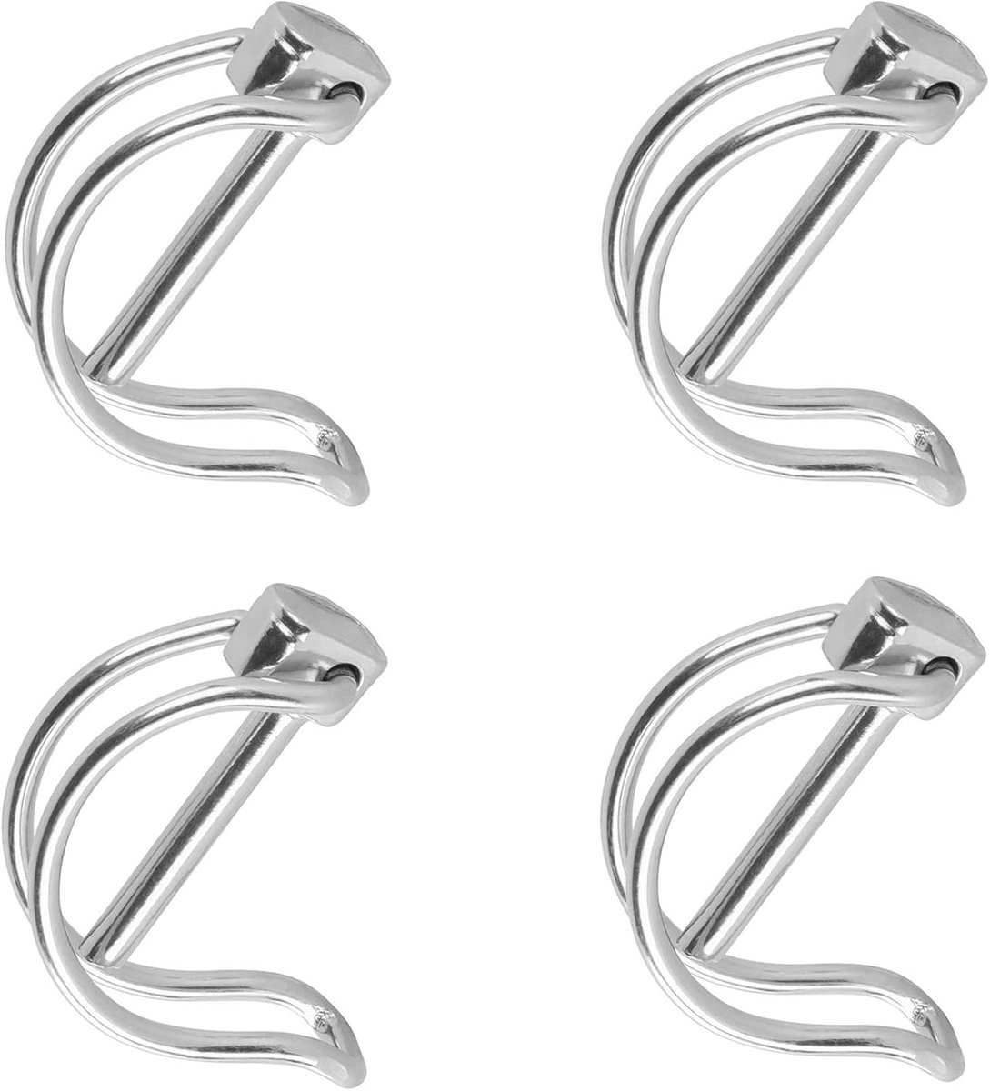 Pipe Boards 10 x 70 mm Lock Pin with Lock Galvanised Splint Lock Bolts for Farmhouse Lawn, Garden - ShopVlot