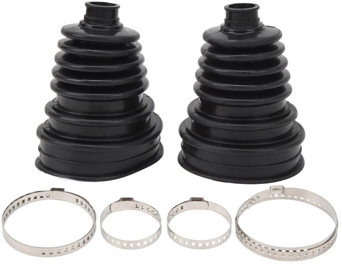 MotorMinds Zeer flexibele siliconen CV-boot, gesplitst aandrijfasmanchetset, constant velocity aandrijfas stofkap met - ShopVlot