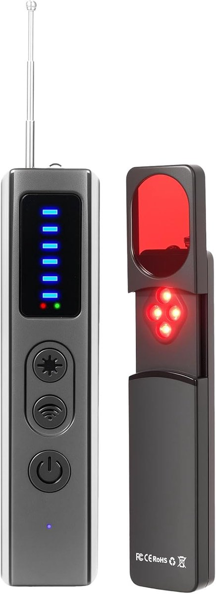 Bug Detector RF Wireless Hidden Camera Detector Hidden Camera Detector GPS Tracker Detector 5 Levels Sensitivity for - ShopVlot