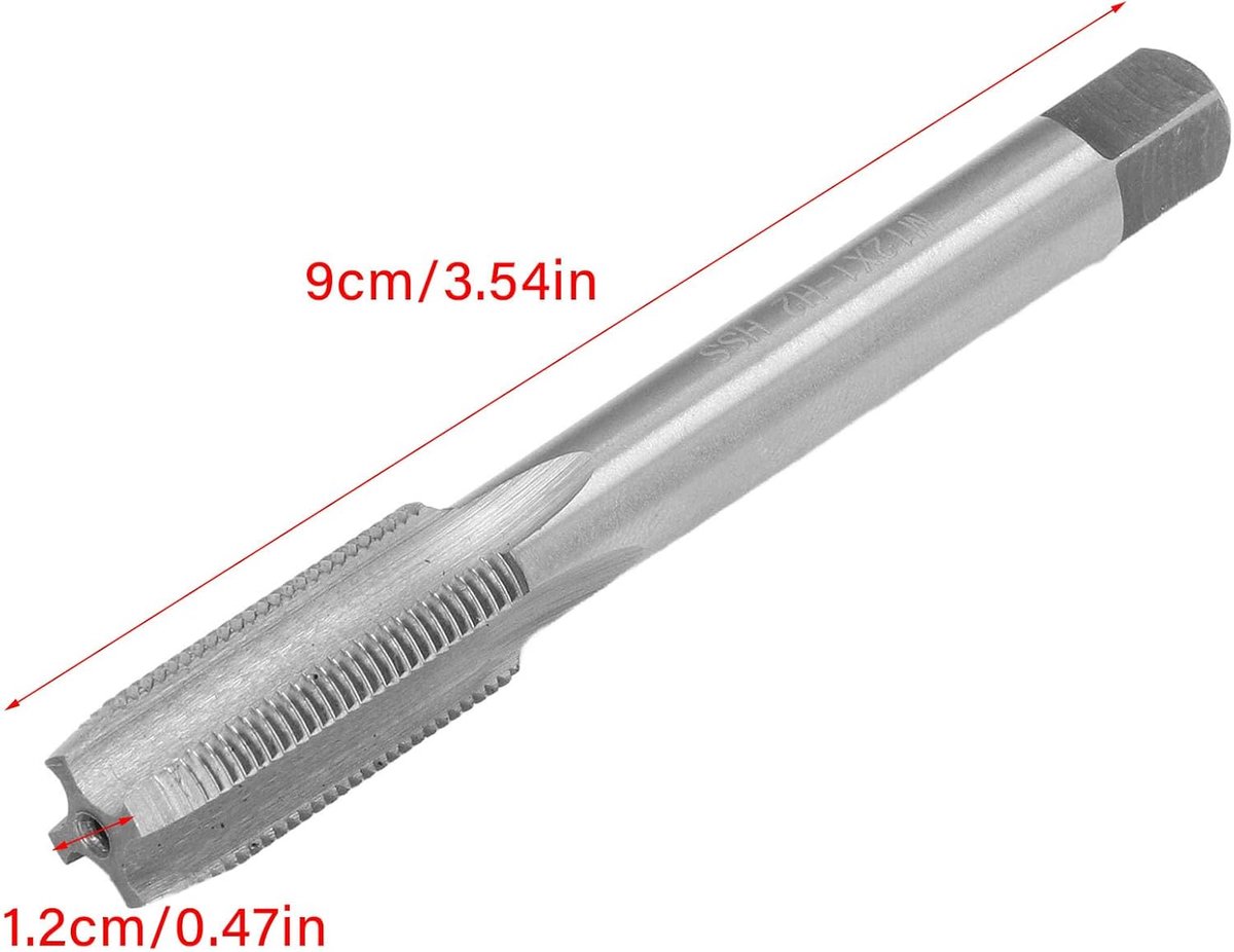 Bougie reparatiekit M10 x 1.00 - Draad reparatie set - Inclusief M12 x 1.0 tap - Eenvoudig te gebruiken - ShopVlot