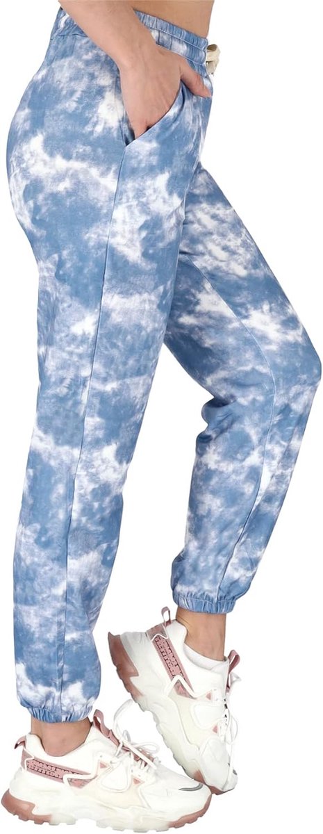 Joggingbroeken dames met zakken - verstelbare elastische trekkoord - kleurrijke lichte stoffen - moderne stijl - ShopVlot
