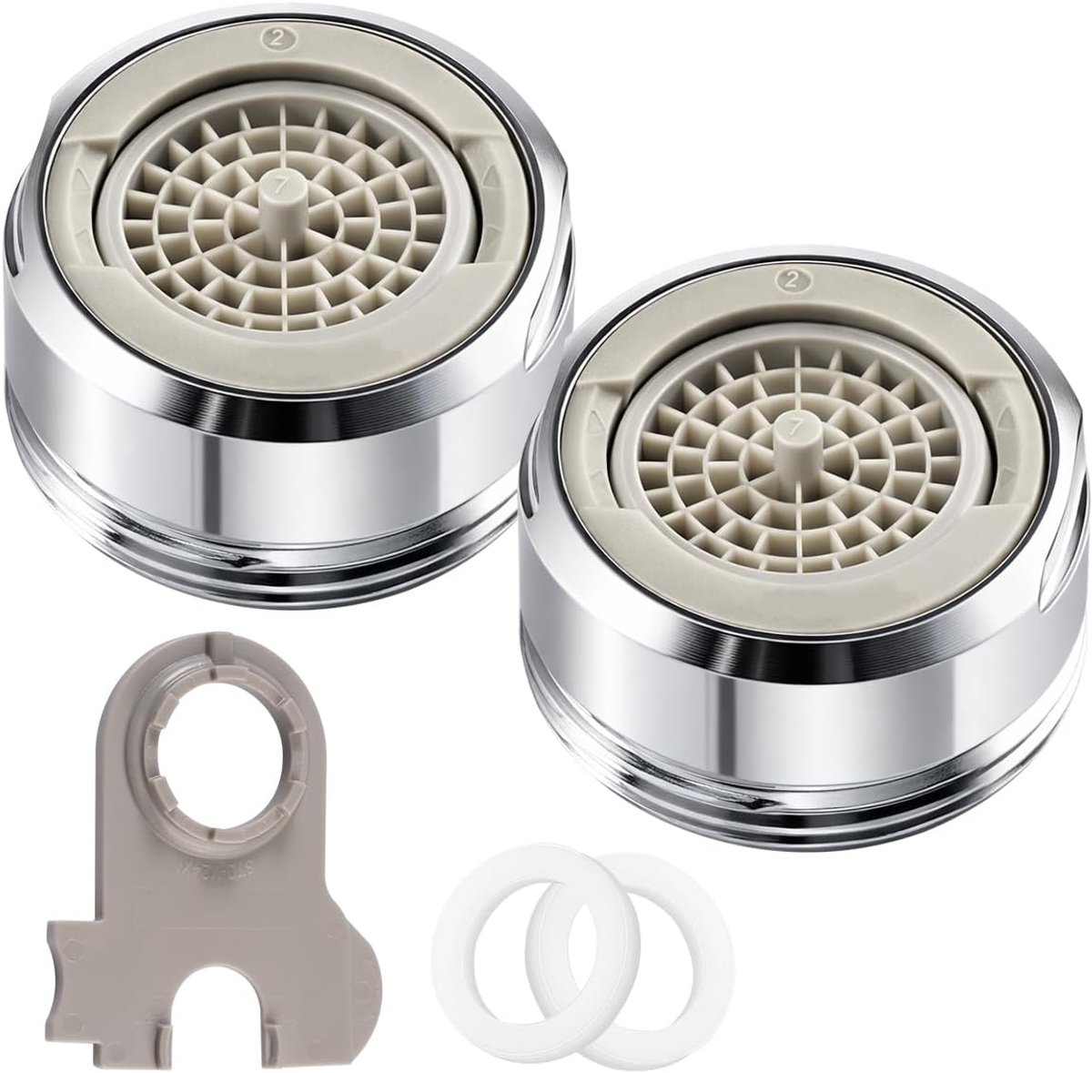 Waterregulator M24 - Messing - Verstelbare waterafvalhoek - Verbeterd comfort bij gebruik - ShopVlot