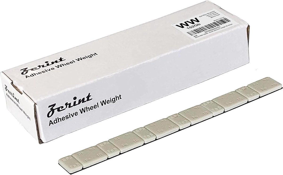 WW-152Gb (5g+10g) x 6 Self Adhesive Stick-on Wheel Weight Soft Style 30 Strips - ShopVlot