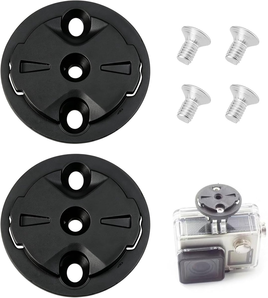 2 stuks fietshouder adapter voor montage, compatibel met stuur- en stuurbasis, vaste vervangende plaat voor - ShopVlot