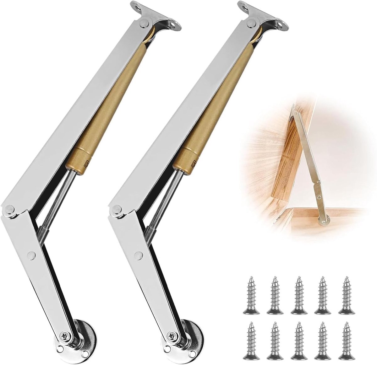 Tatami Holder Hinge Tatami Gas Springs Support Cylinders Hydraulic Hinges Trunk for Valves Tatami Cabinet Toy Box 100 N - ShopVlot