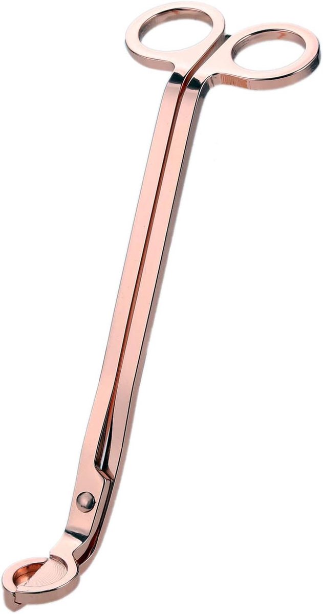 MUXSAM Stainless Steel Candle Wick Trimmer Scissors Cutter Snuffers Candle Cover Tool Rose Gold - ShopVlot