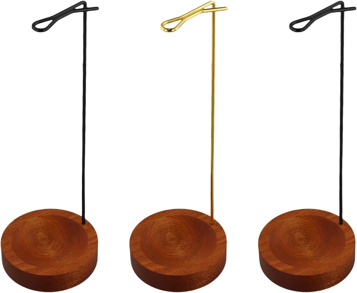 Inceense stick houder set - handgemaakte houten basis - ideaal voor meditatie - ontspanning in huis - ShopVlot