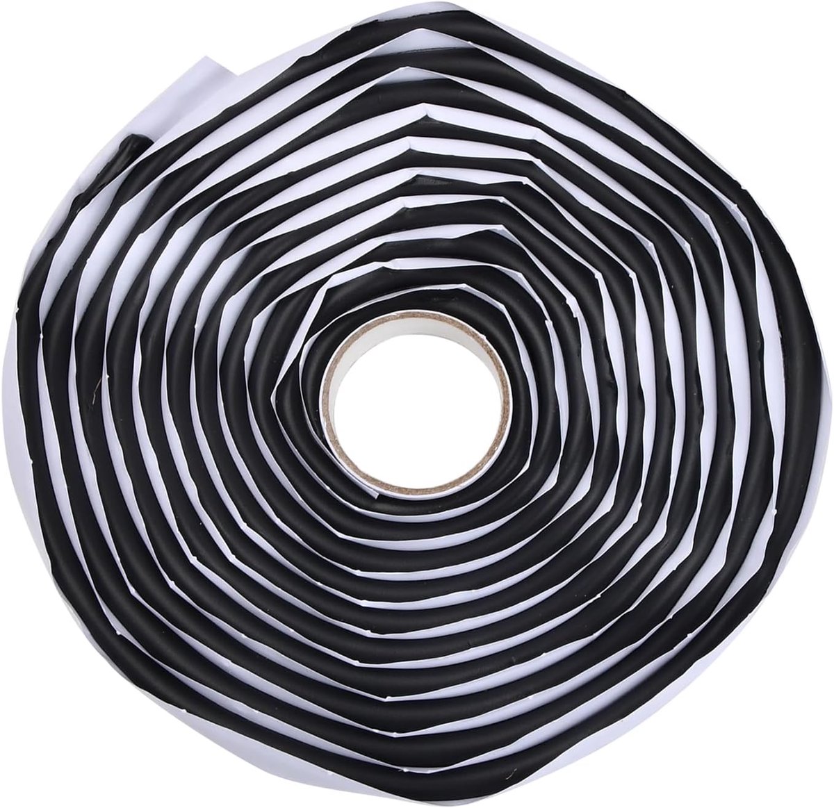 Butylrond cord zwart 9 mm - zelfklevend butylrubber - waterdicht - ideaal voor autoruiten - ShopVlot