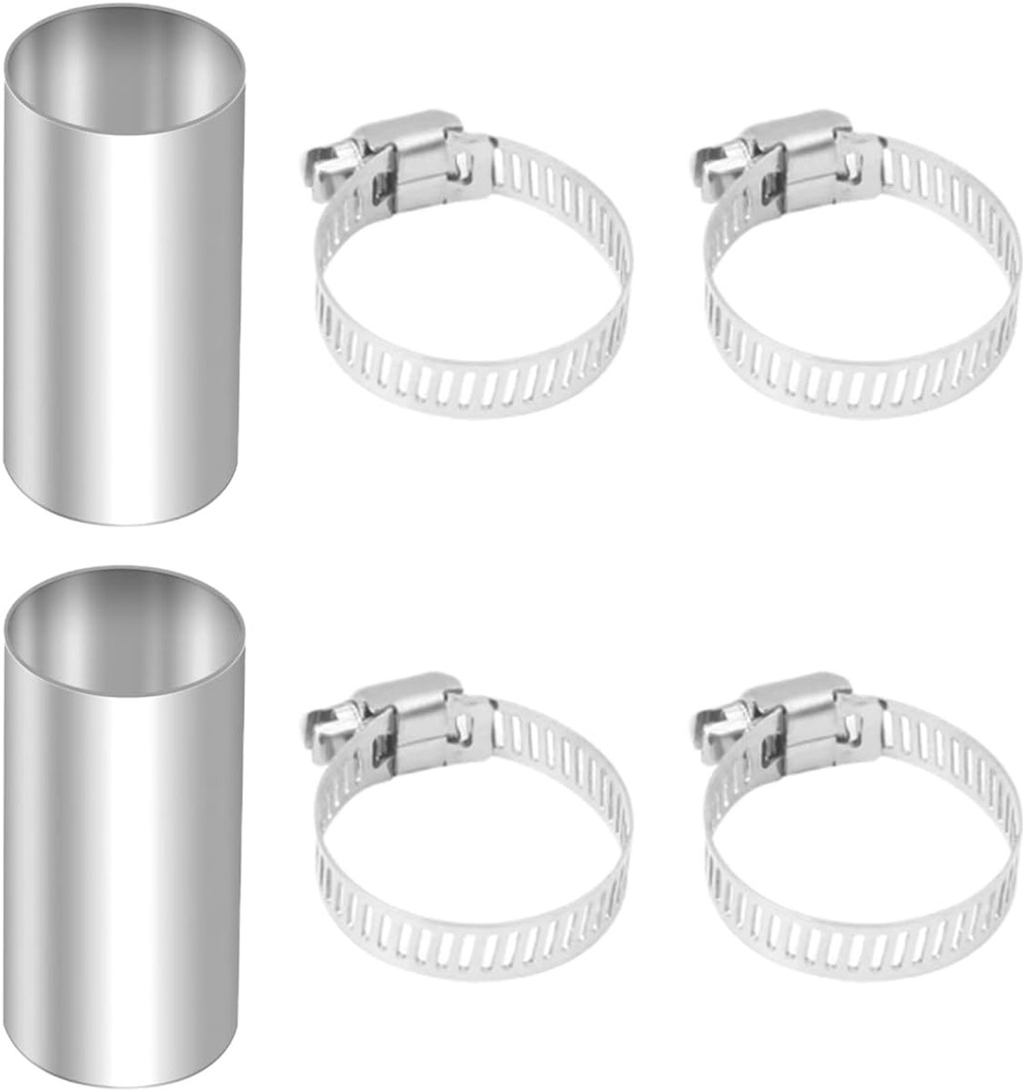 Uitlaatpijpconnector 24 mm - RVS - Hoge temperatuur weerstand - Perfect voor diesel luchtverwarming - ShopVlot