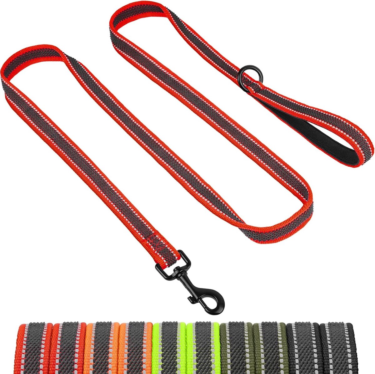 Hondenriem 20MM-2.2M - Reflecterend - Zachte handgreep - Ideaal voor dagelijkse wandelingen - ShopVlot