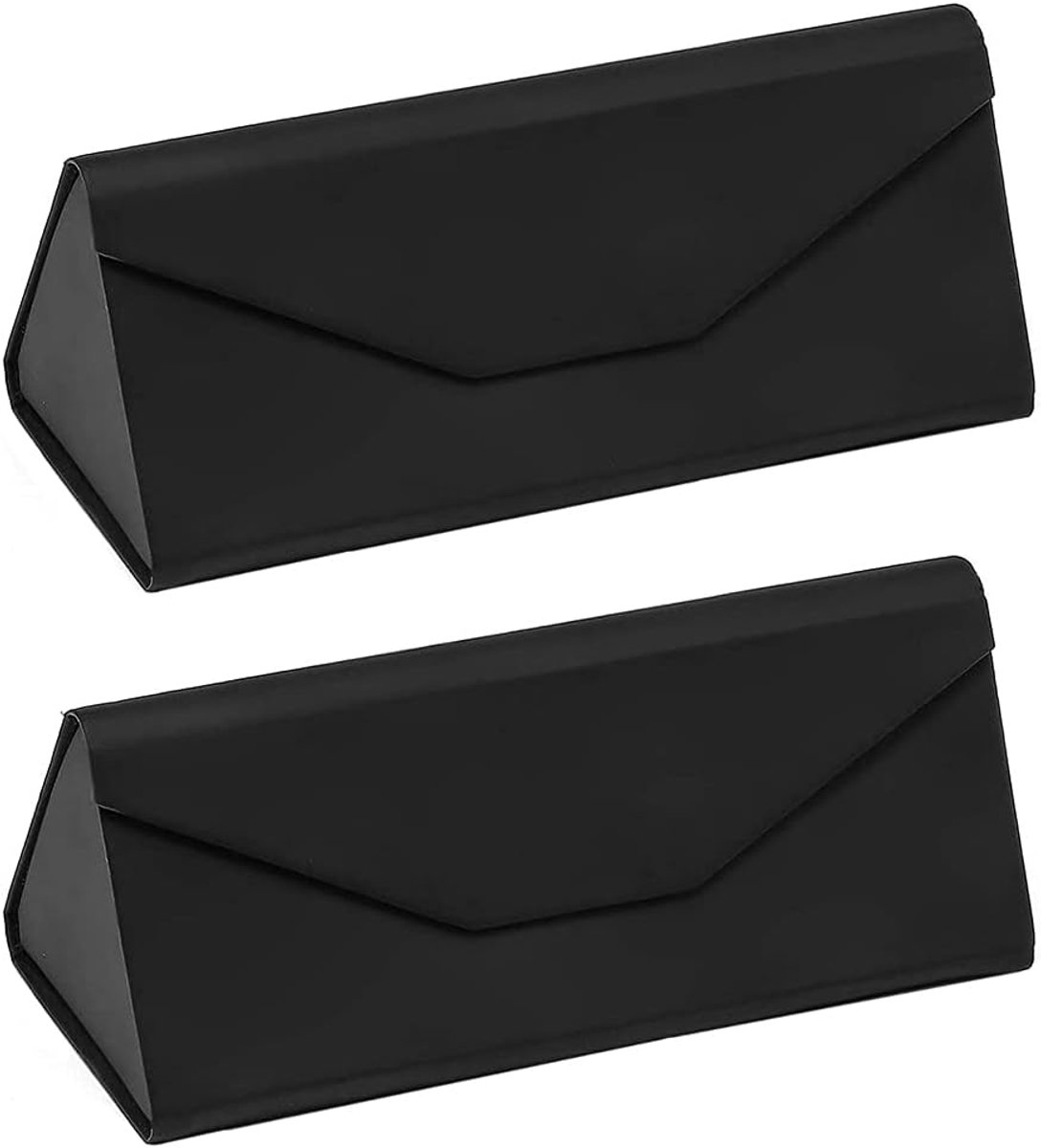 Hardcase box - hard glazen etui - leer - voor bescherming van brillen - ShopVlot
