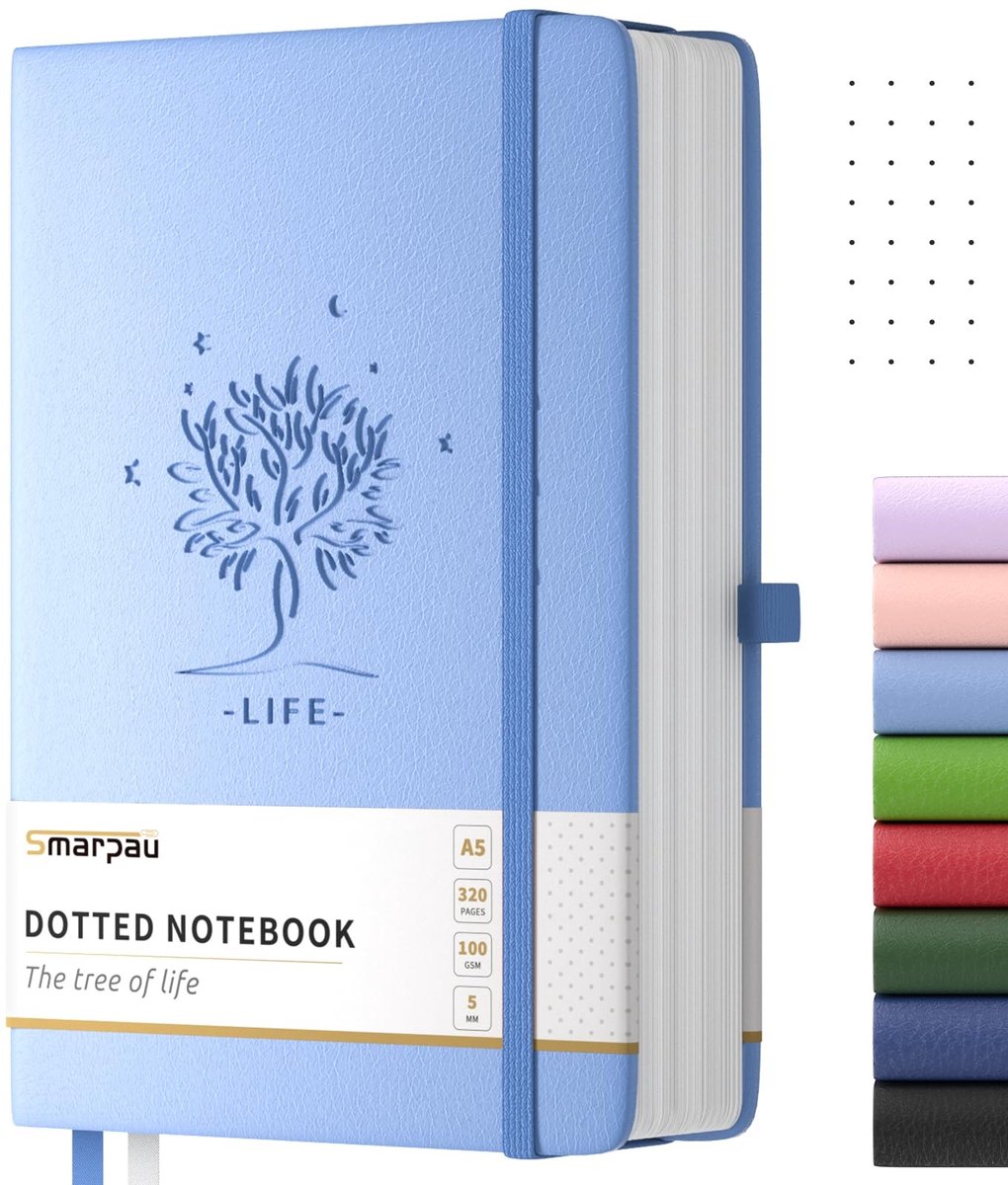 Solidchoice - A5 Notebook met Hardcover en Dikte Papier voor Notities