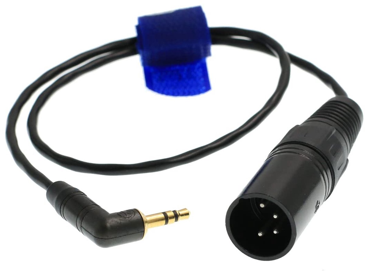 Solidchoice - 4-Pin XLR naar 3.5mm Jack Adapterkabel voor Audioapparatuur