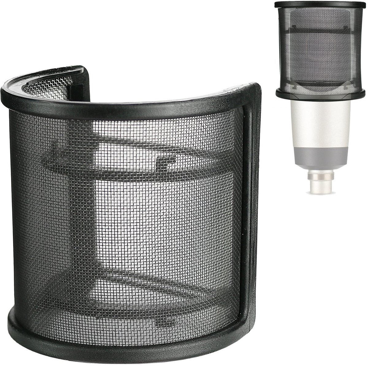 Solidchoice - Microfoon Popfilter voor Geluidsopname en Streaming