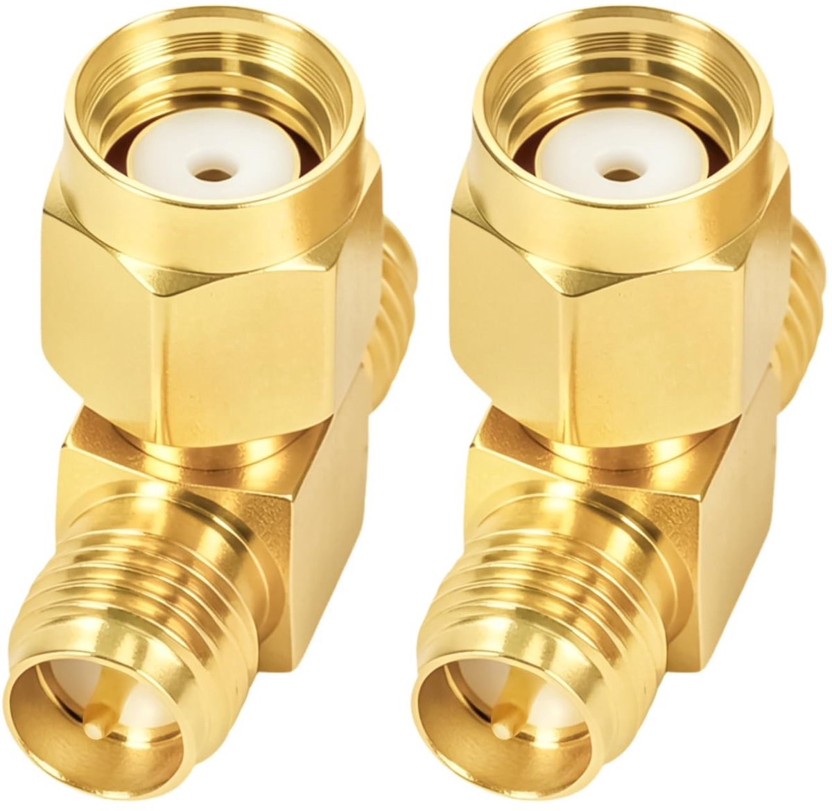 Solidchoice - 2 Stuks RP-SMA Adapters voor Antenne en Radio