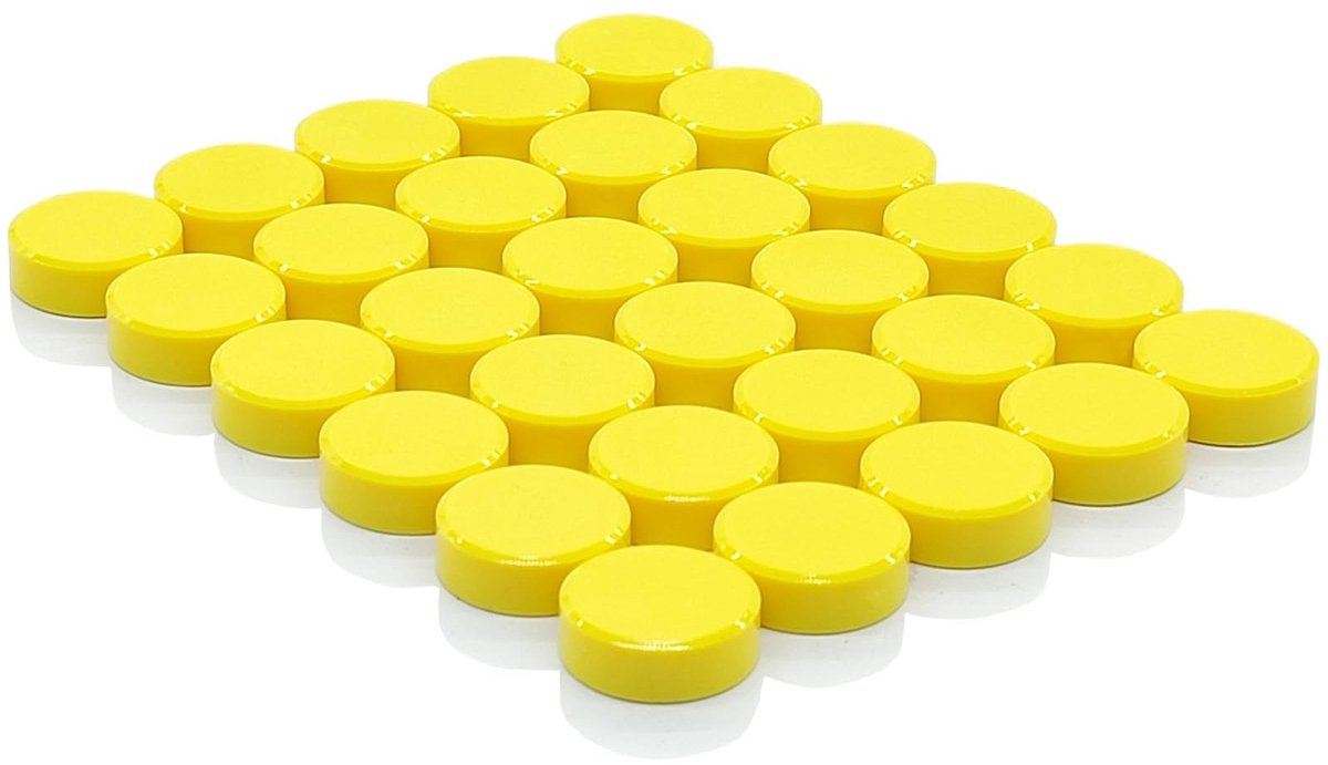 Solidchoice - Kleurige Magneten voor Magnetisch Bord (30 Stuks)