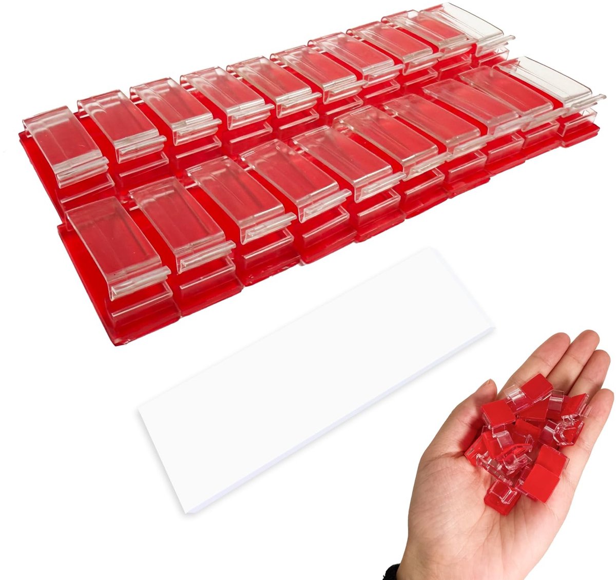 Solidchoice - 70-delige Kabelhouder Set met Kleine en Grote Organizers
