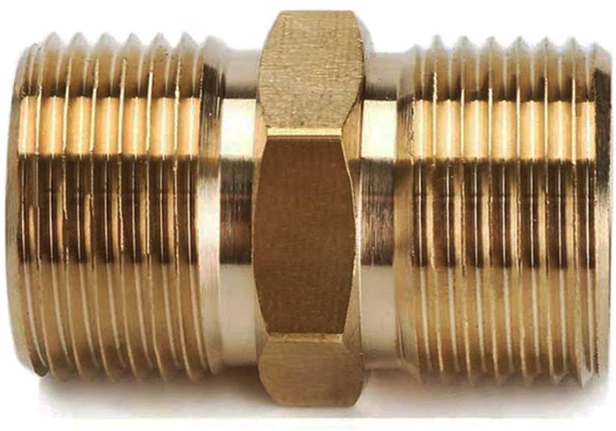 Solidchoice - M22 Koppeling Adapter voor Drukreinigers van Messing