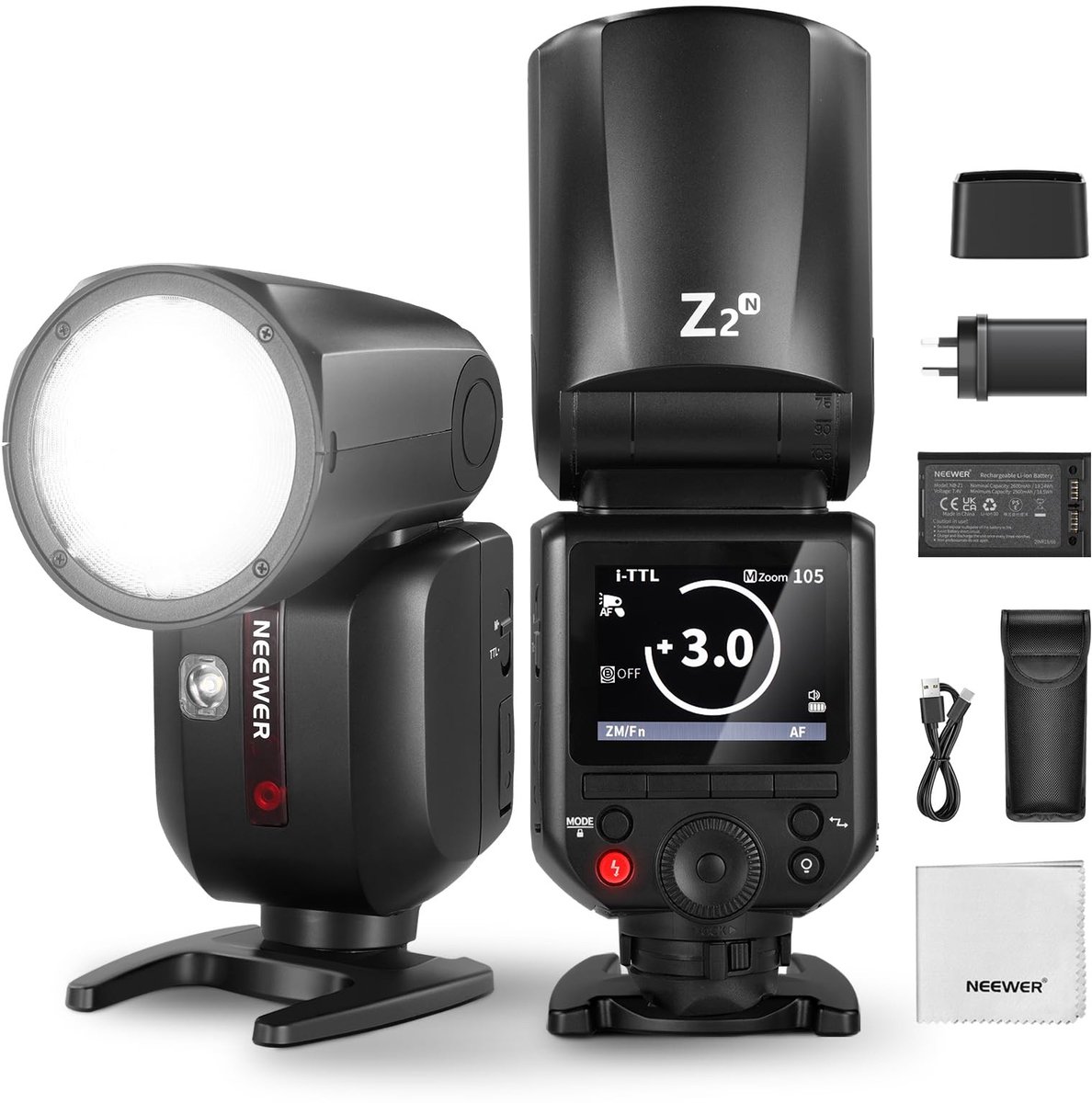 Solidchoice - 76W Flash Speedlite met Verbeterde Gebruikersinterface voor Nikon